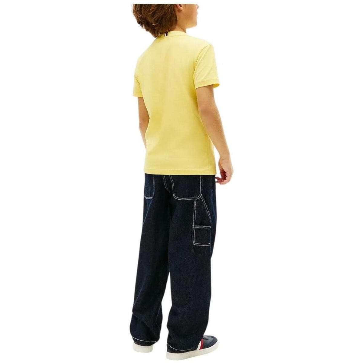 Boys' T-Shirts Tommy Hilfiger Yellow