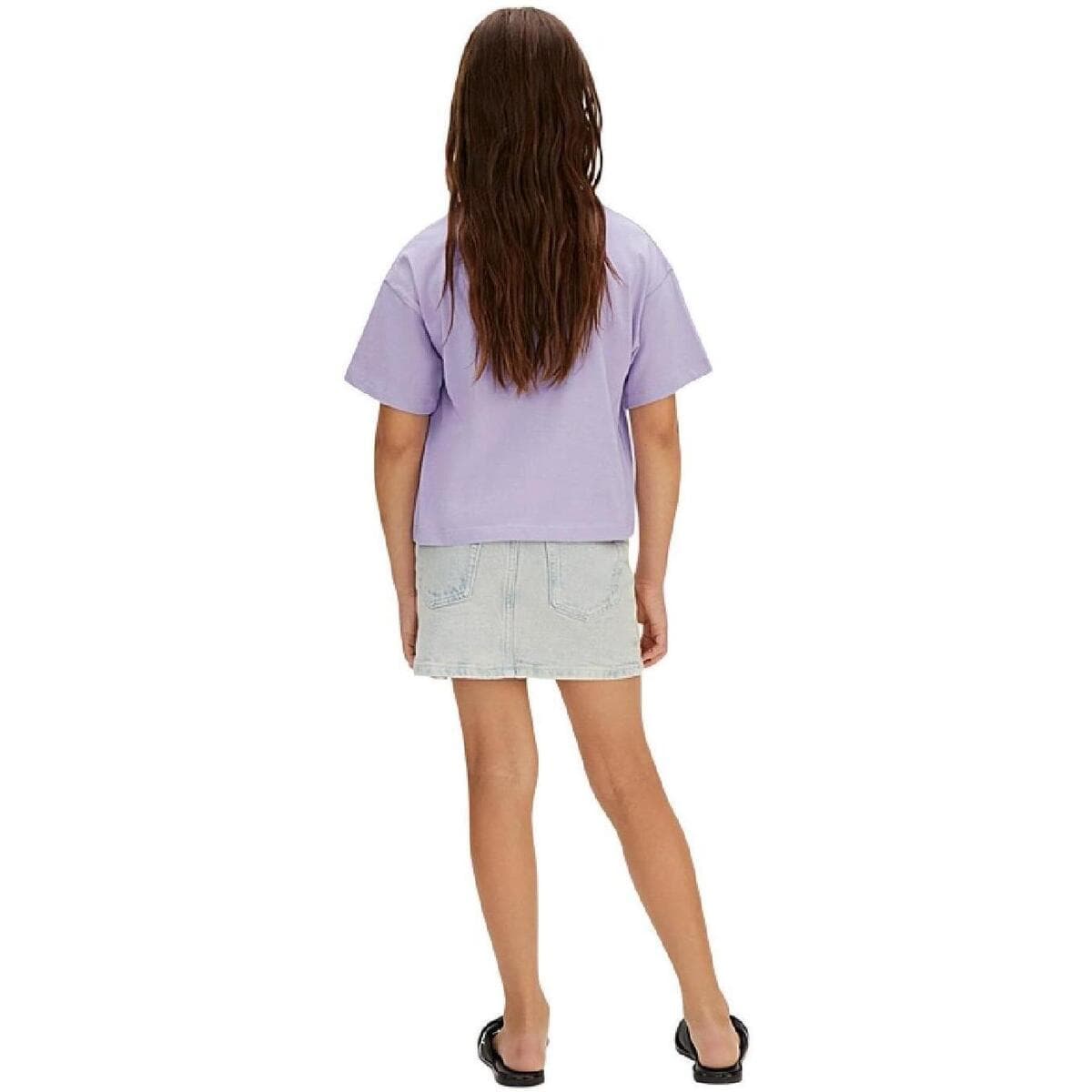 Girls' T-Shirts Calvin Klein Purple