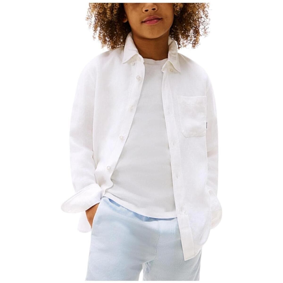 Boys' Shirts Tommy Hilfiger White