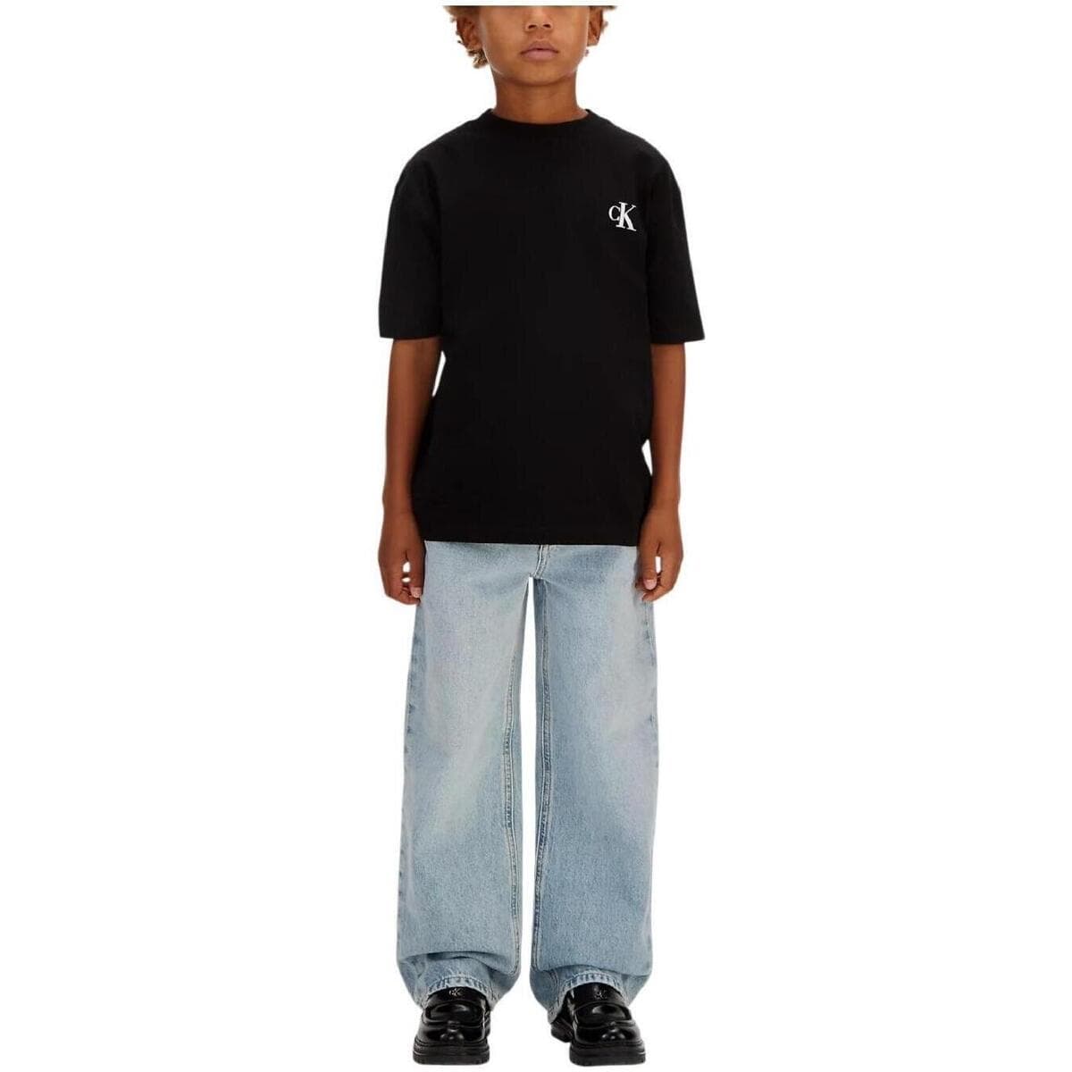 Boys' T-Shirts Calvin Klein Black