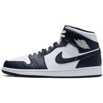 Ψηλά Sneakers Nike 1 Mid White Metallic Gold Obsidian