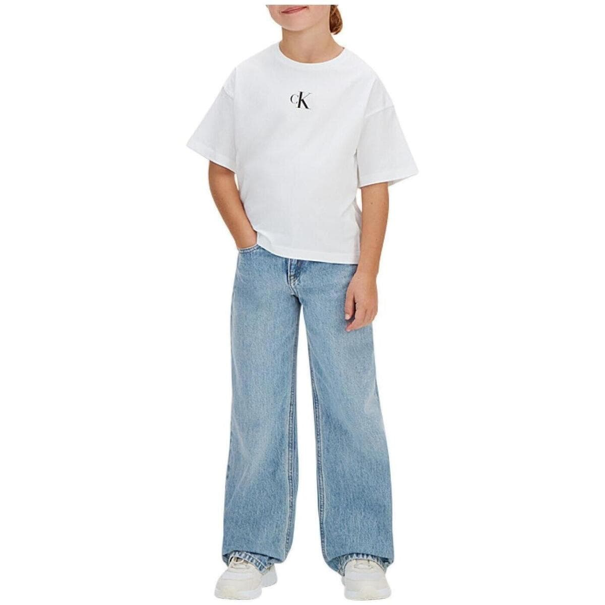 Girls' T-Shirts Calvin Klein White