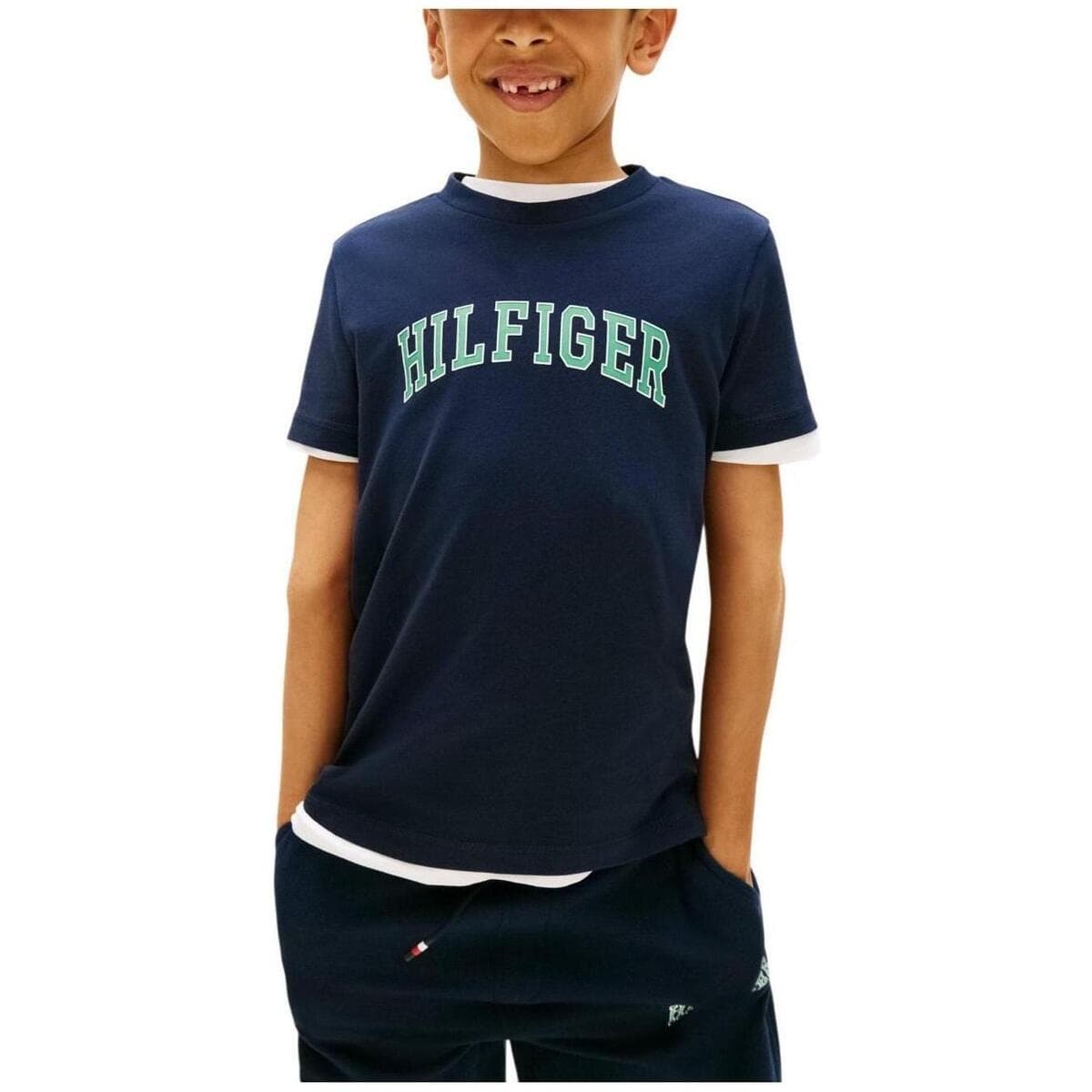 T-shirt με κοντά μανίκια Tommy Hilfiger KB0KB10420 C1G