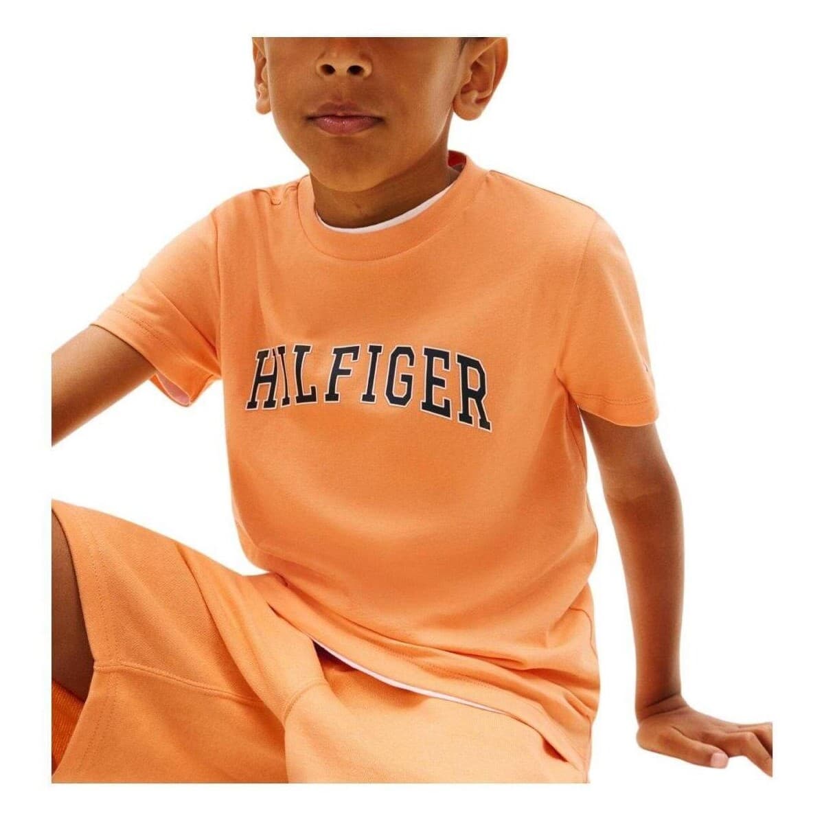 Boys' T-Shirts Tommy Hilfiger Orange