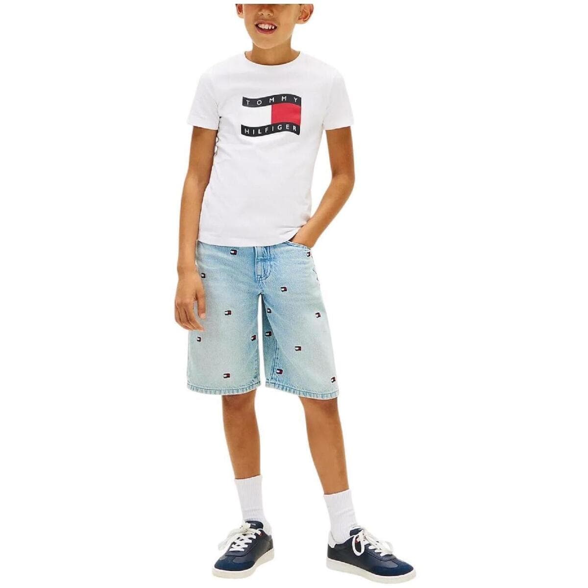 Boys' T-Shirts Tommy Hilfiger White