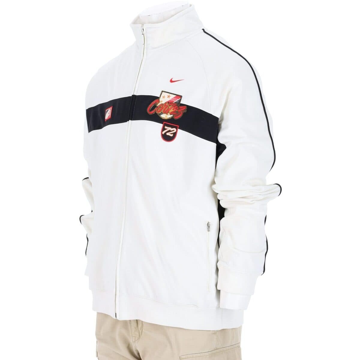 Men's Cardigans Nike White