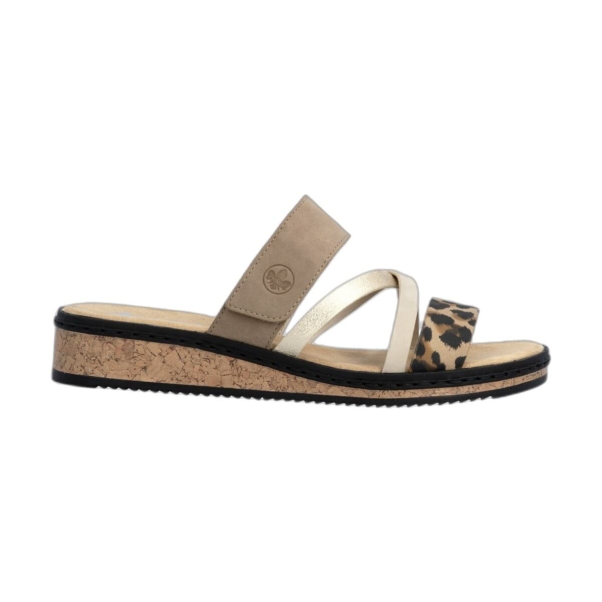 Women's Mules Rieker Beige