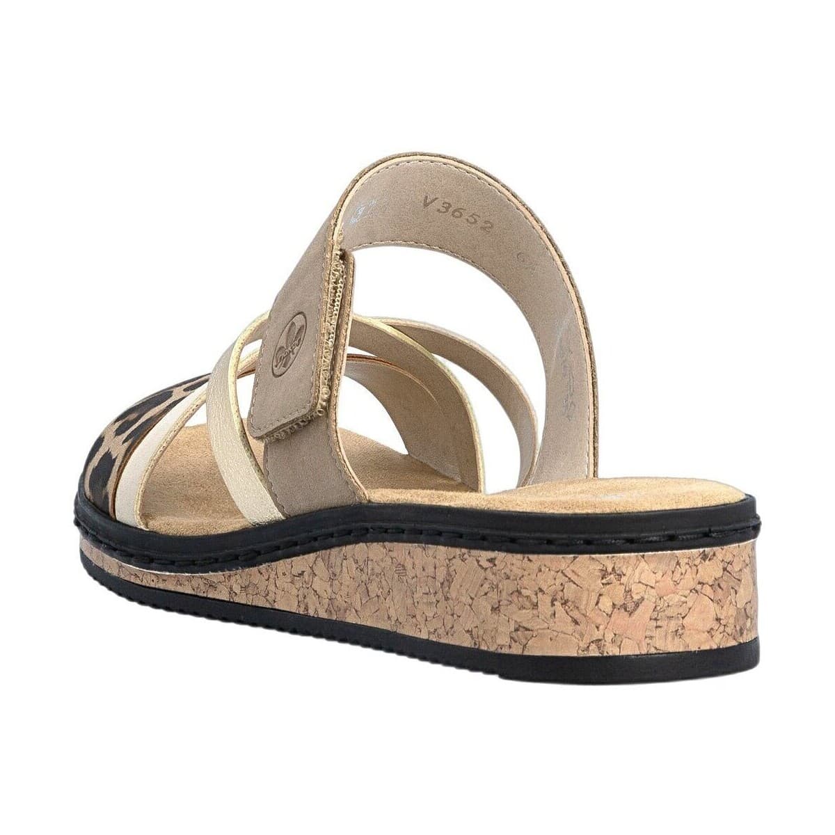 Women's Mules Rieker Beige