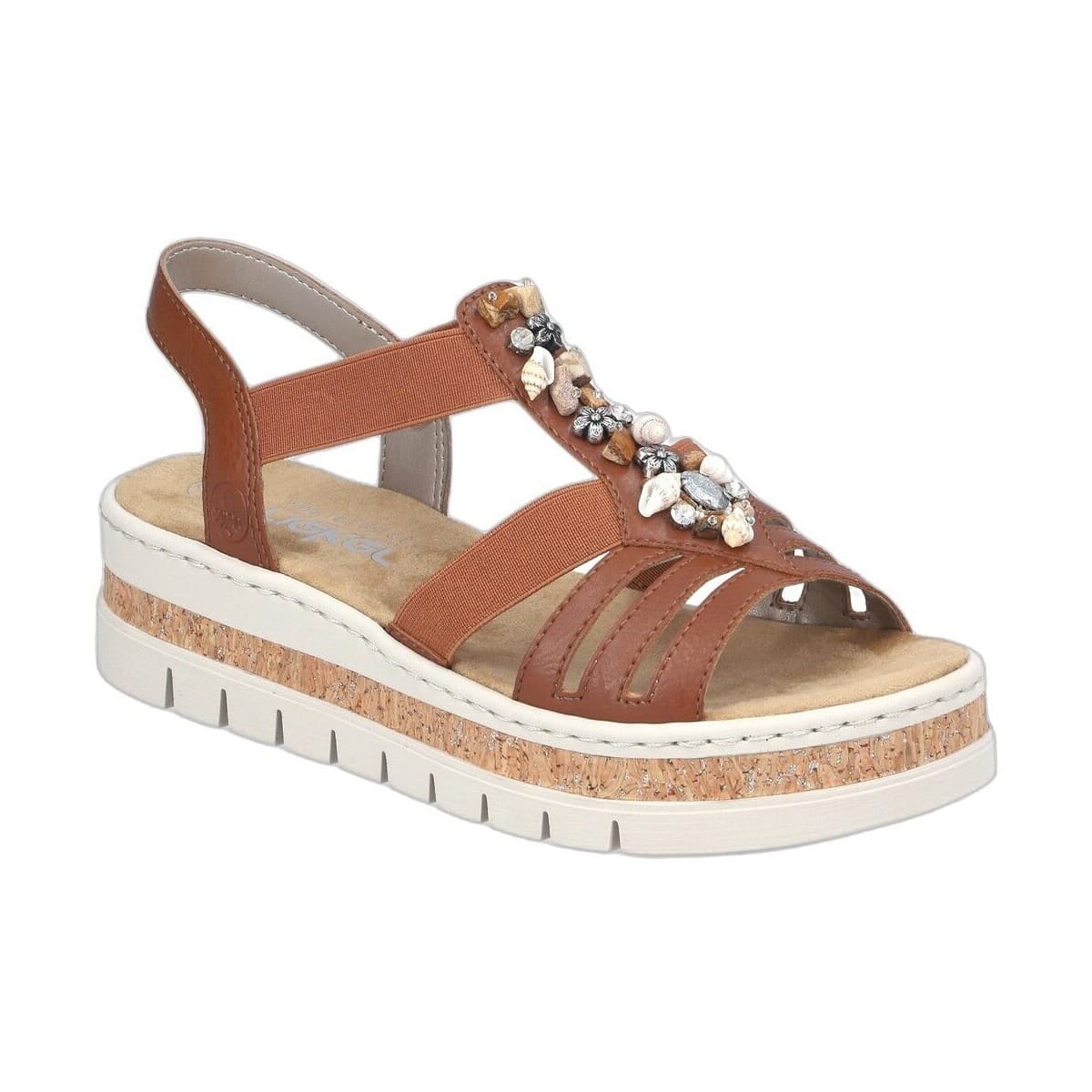 Σανδάλια με πλατφόρμα Rieker V4949