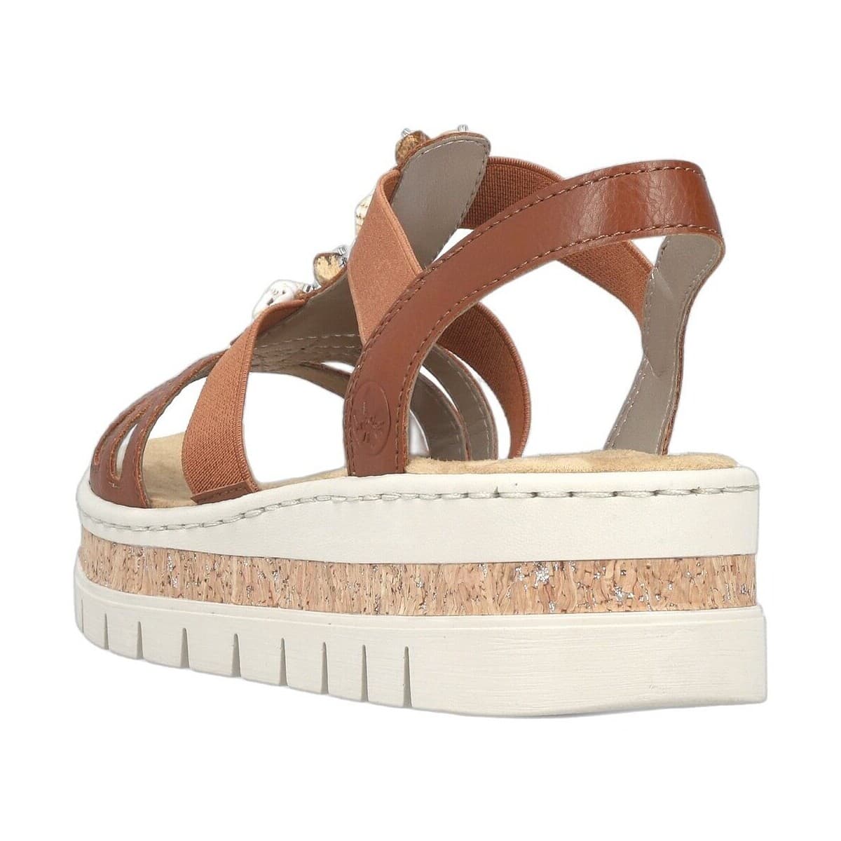 Women's Platforms Rieker Brown