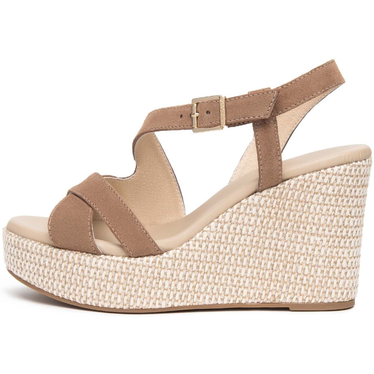 Σανδάλια με πλατφόρμα NeroGiardini Velour Pu.Malfa 8901P Ricop