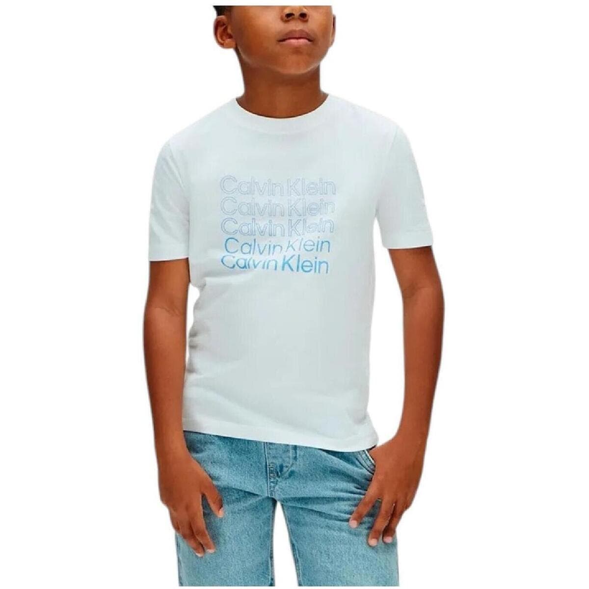 T-shirt με κοντά μανίκια Calvin Klein Jeans LVCKSJA10BYAF