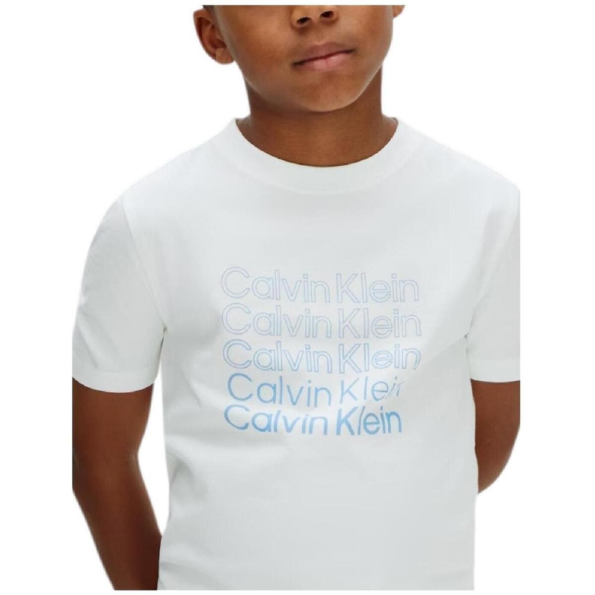 Boys' T-Shirts Calvin Klein White