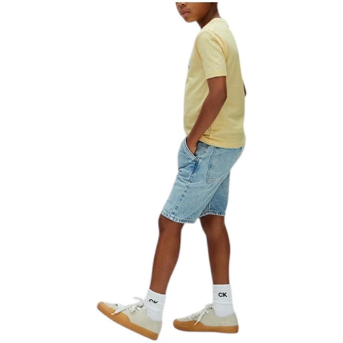 Boys' T-Shirts Calvin Klein Yellow