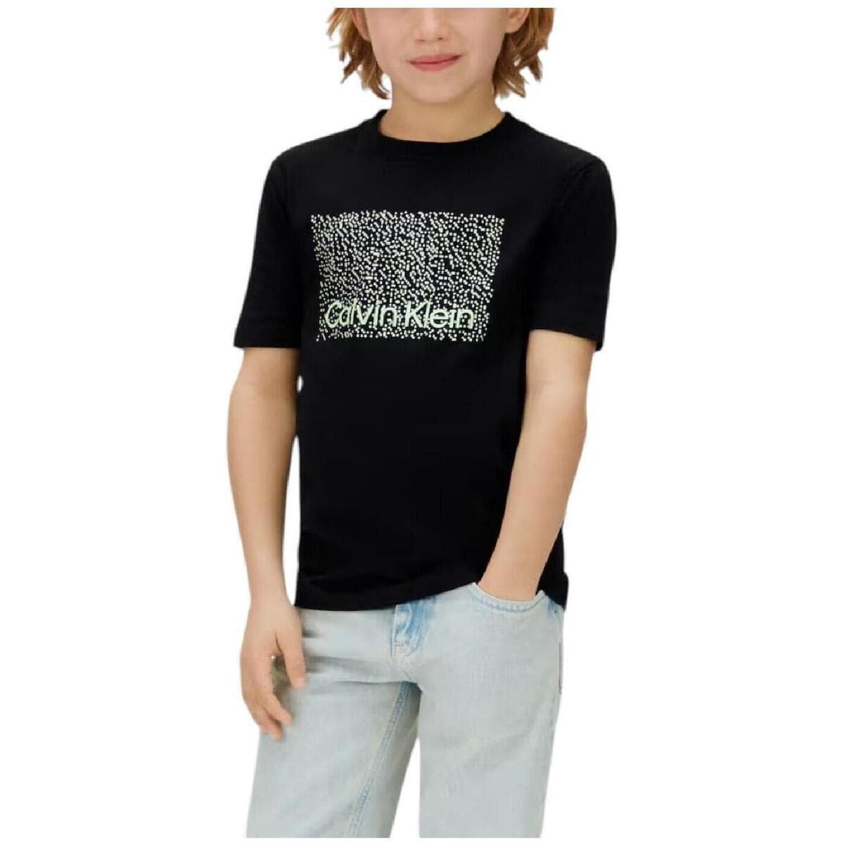 T-shirt με κοντά μανίκια Calvin Klein Jeans LVCKSJA04BBEH