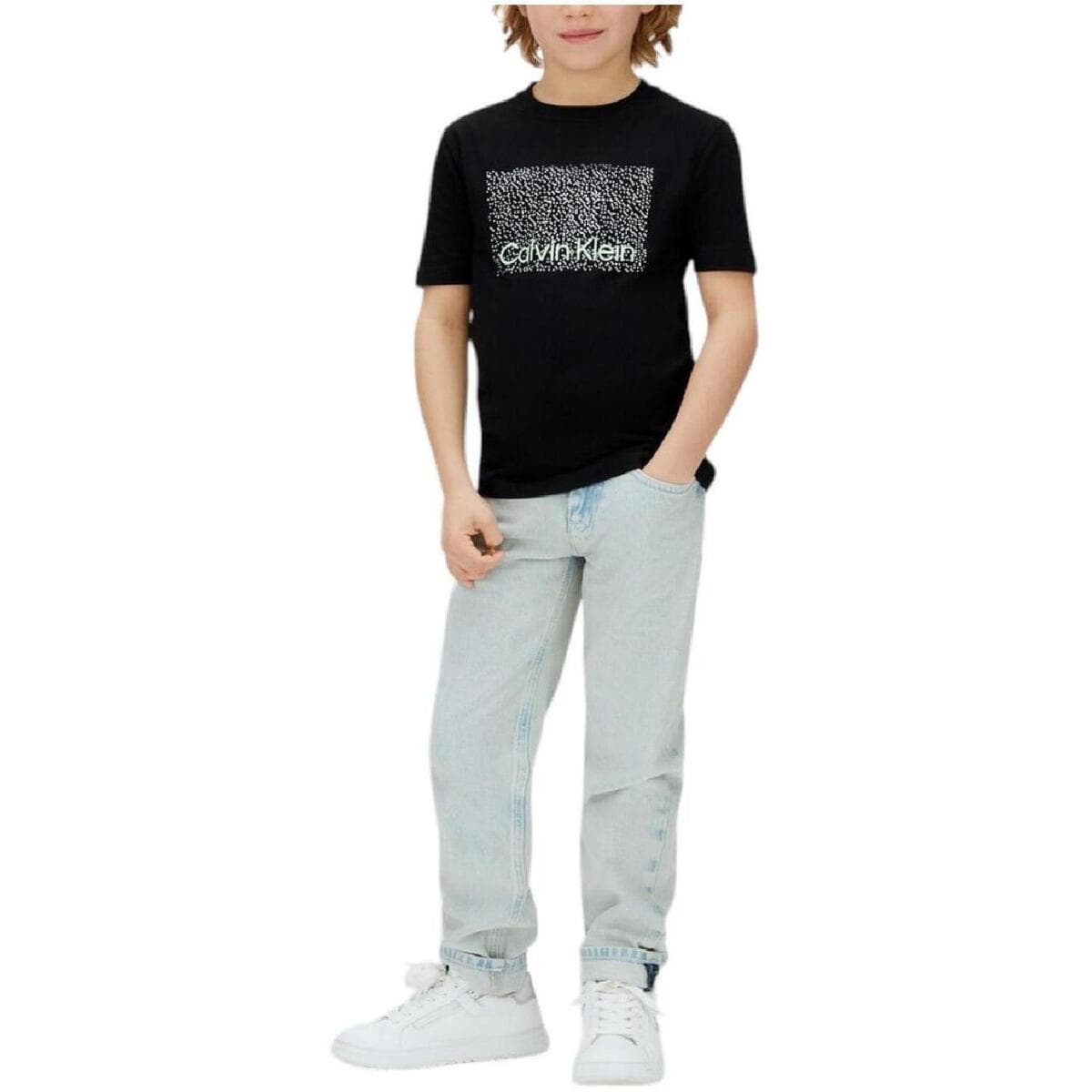 Boys' T-Shirts Calvin Klein Black
