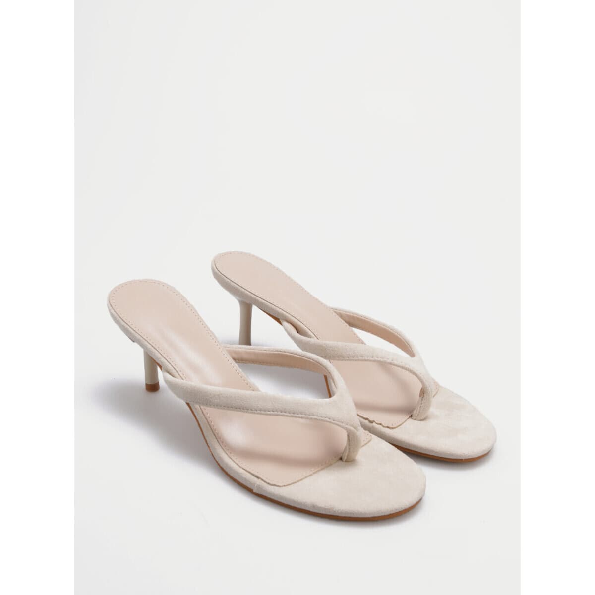Women's Flip Flops La Modeuse Beige