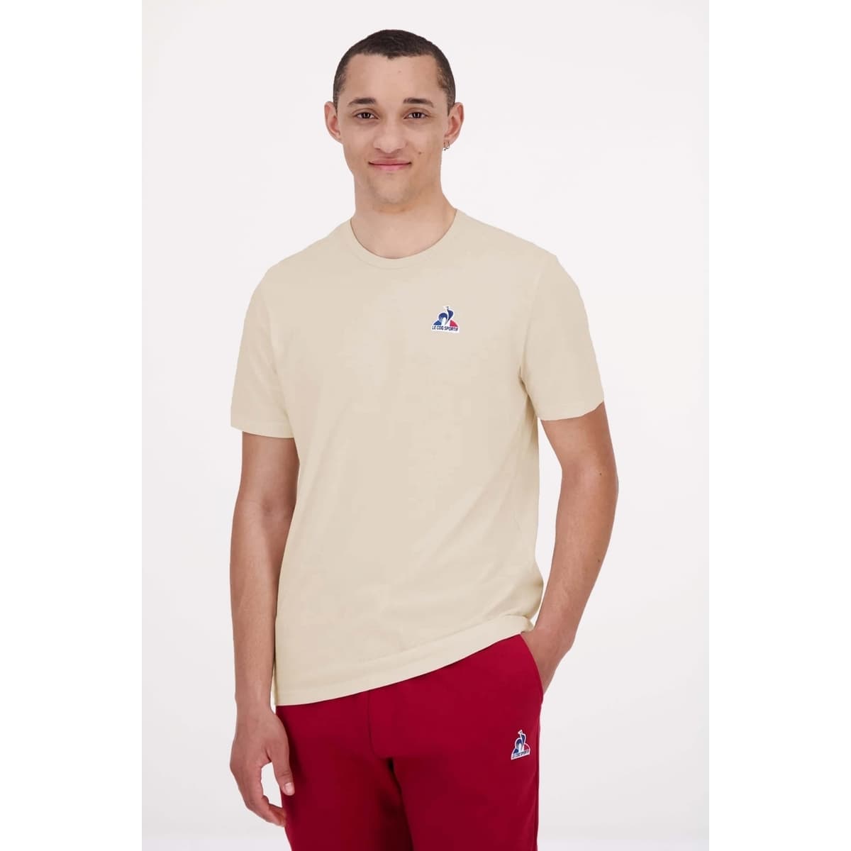 Men's Sports T-Shirts Le Coq Sportif White