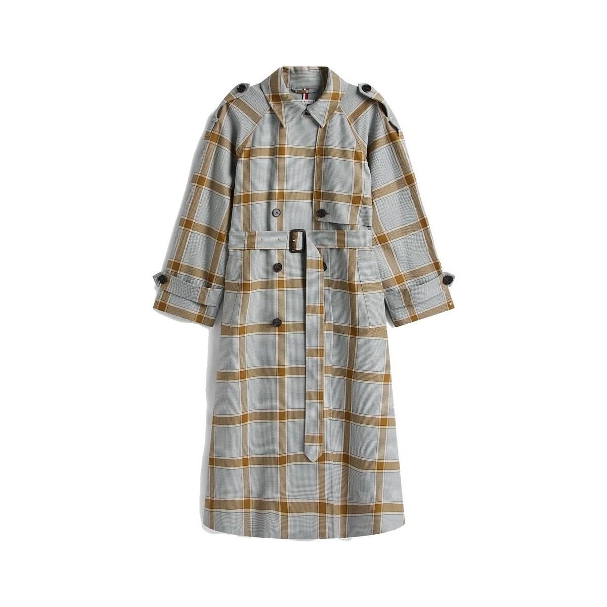 Παλτό Tommy Hilfiger Gabardina Mujer Modèle Light Wool Check Rlx Tre
