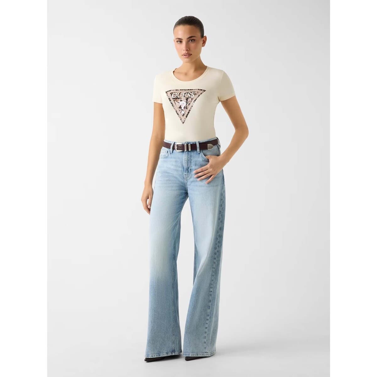 Women's T-Shirts Guess White