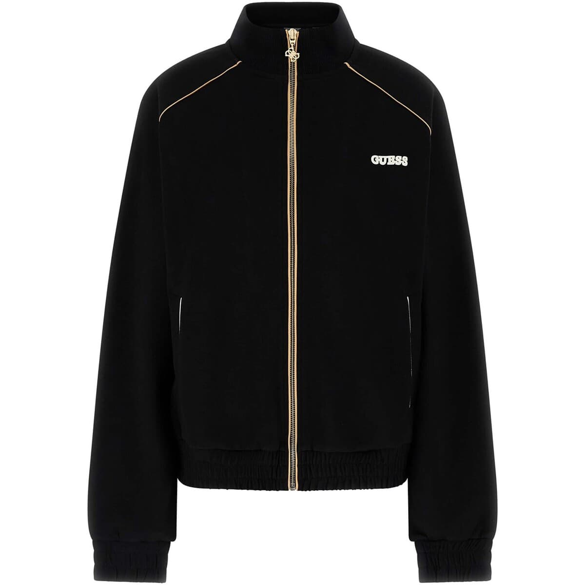 Πουλόβερ Guess Georgia High Neck Full-Zip Swe