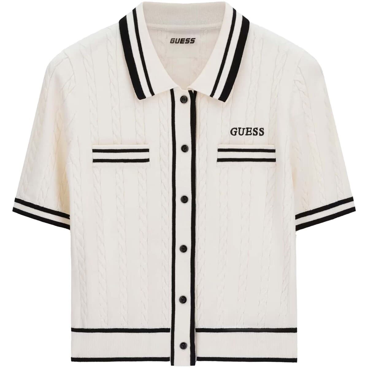 Women's Polo Shirts Guess White