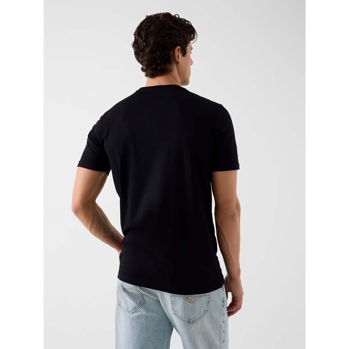 Men's T-Shirts Guess Black