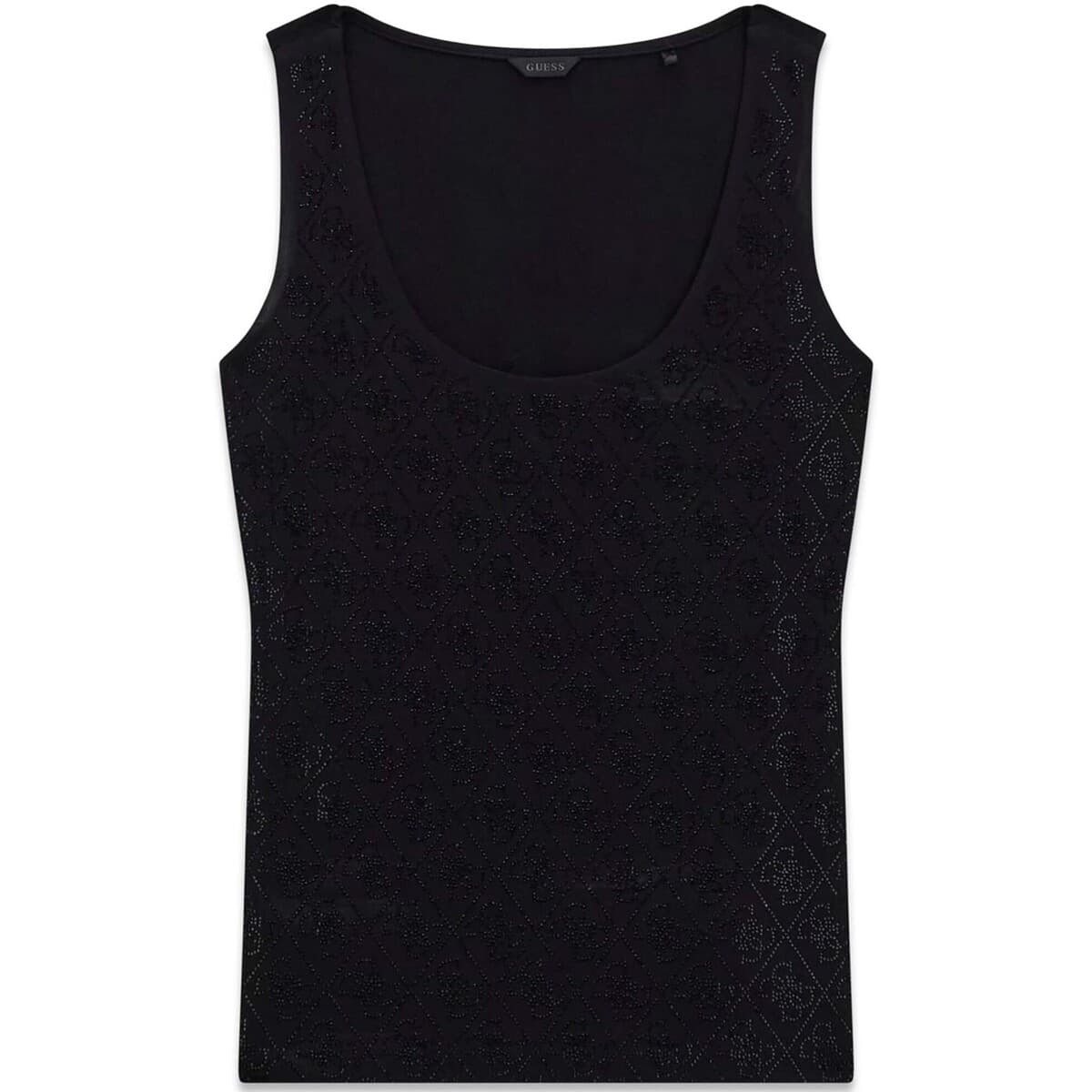 Women's Sleeveless Tops Guess Black