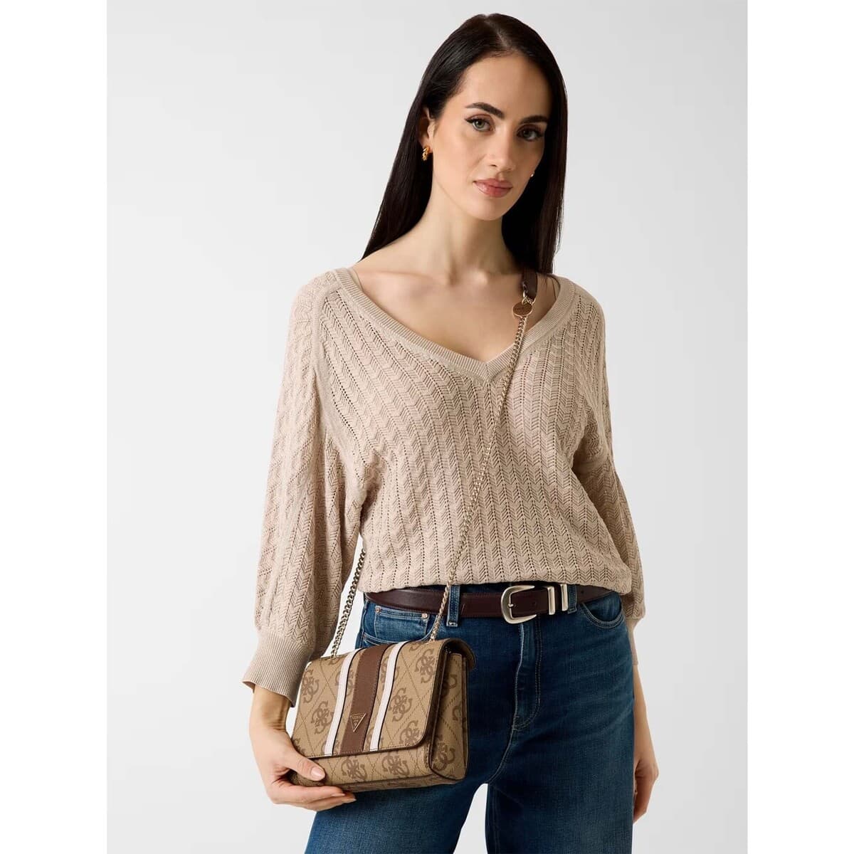 Women's Shoulder Bags Guess Brown