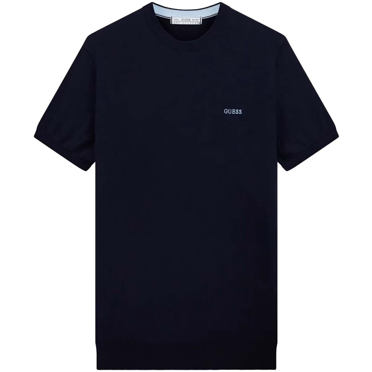 T-shirt με κοντά μανίκια Guess Lewis Cn Ss Cotton Silk Swtr