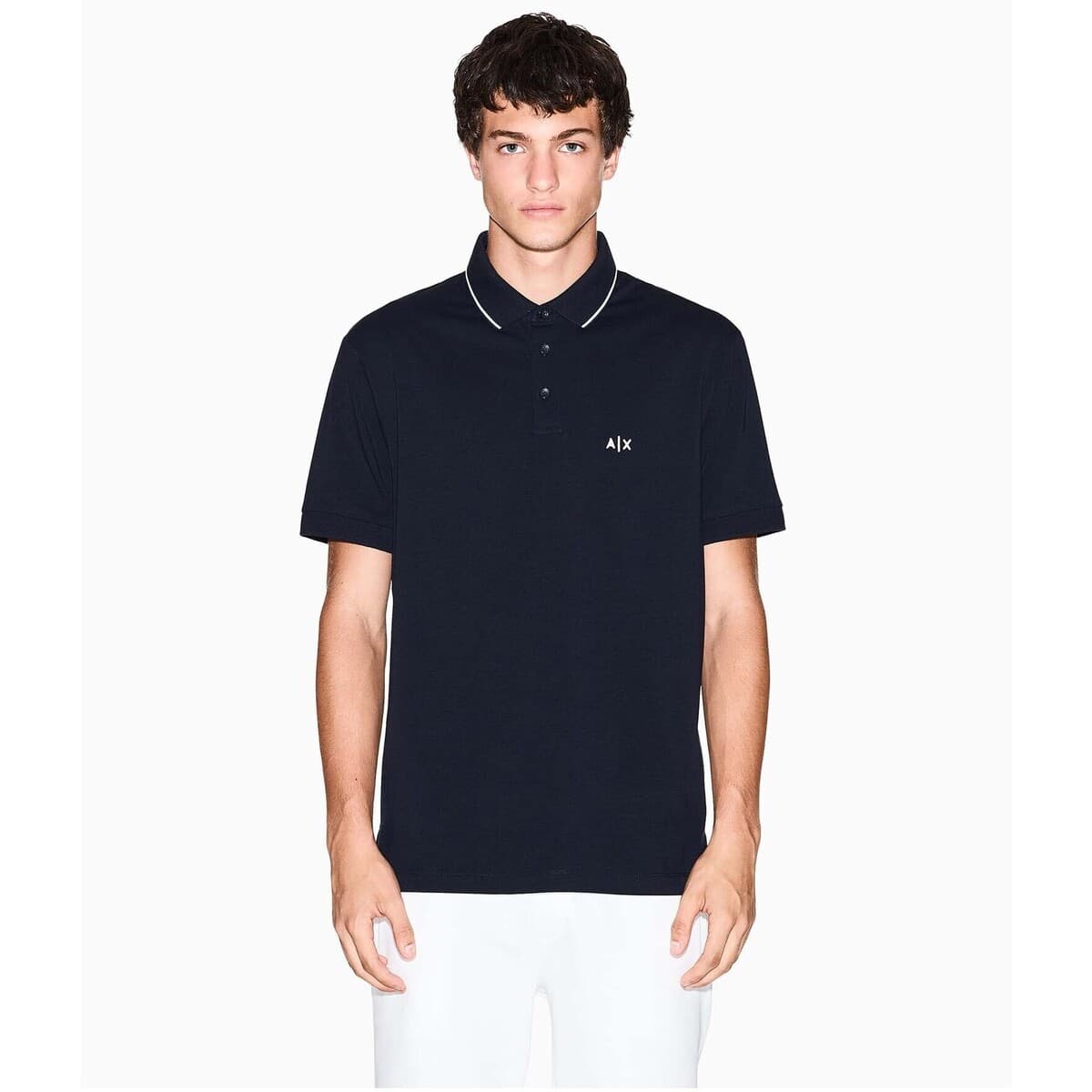 Men's Polo Shirts EAX Blue