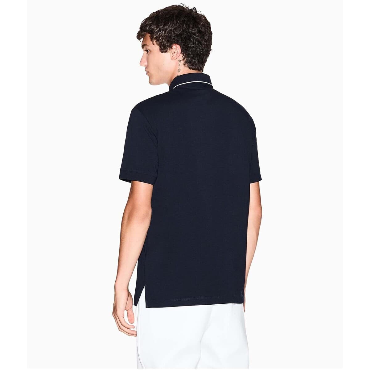 Men's Polo Shirts EAX Blue
