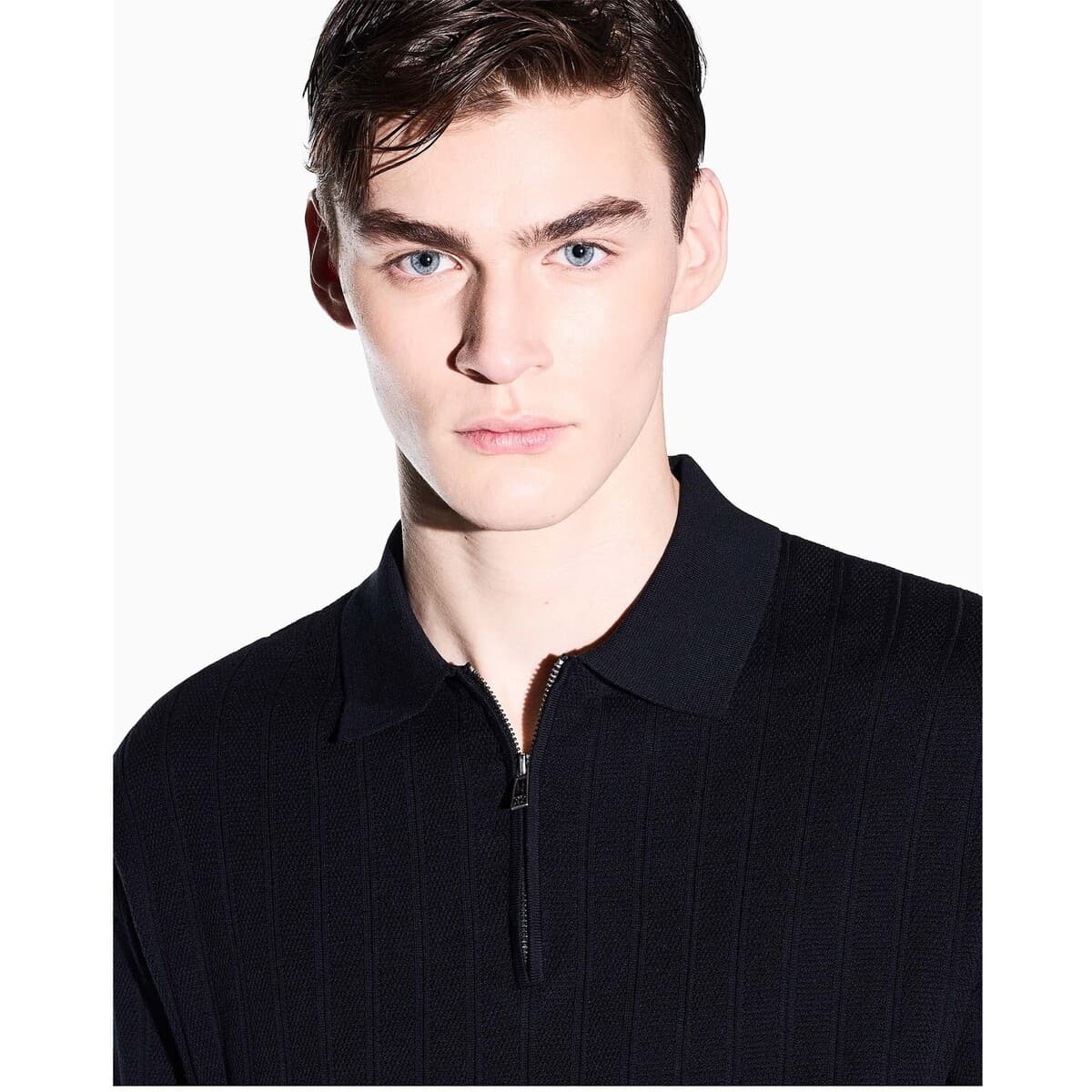 Men's Polo Shirts EAX Blue