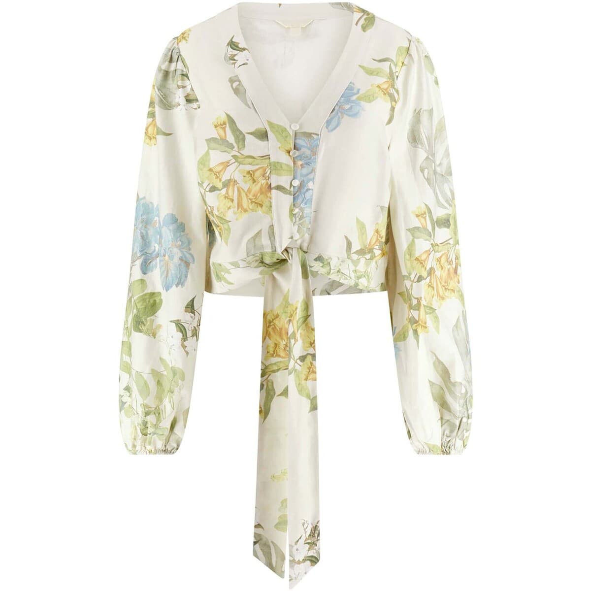 Πουκάμισα Guess Ls Shirley Linen Top