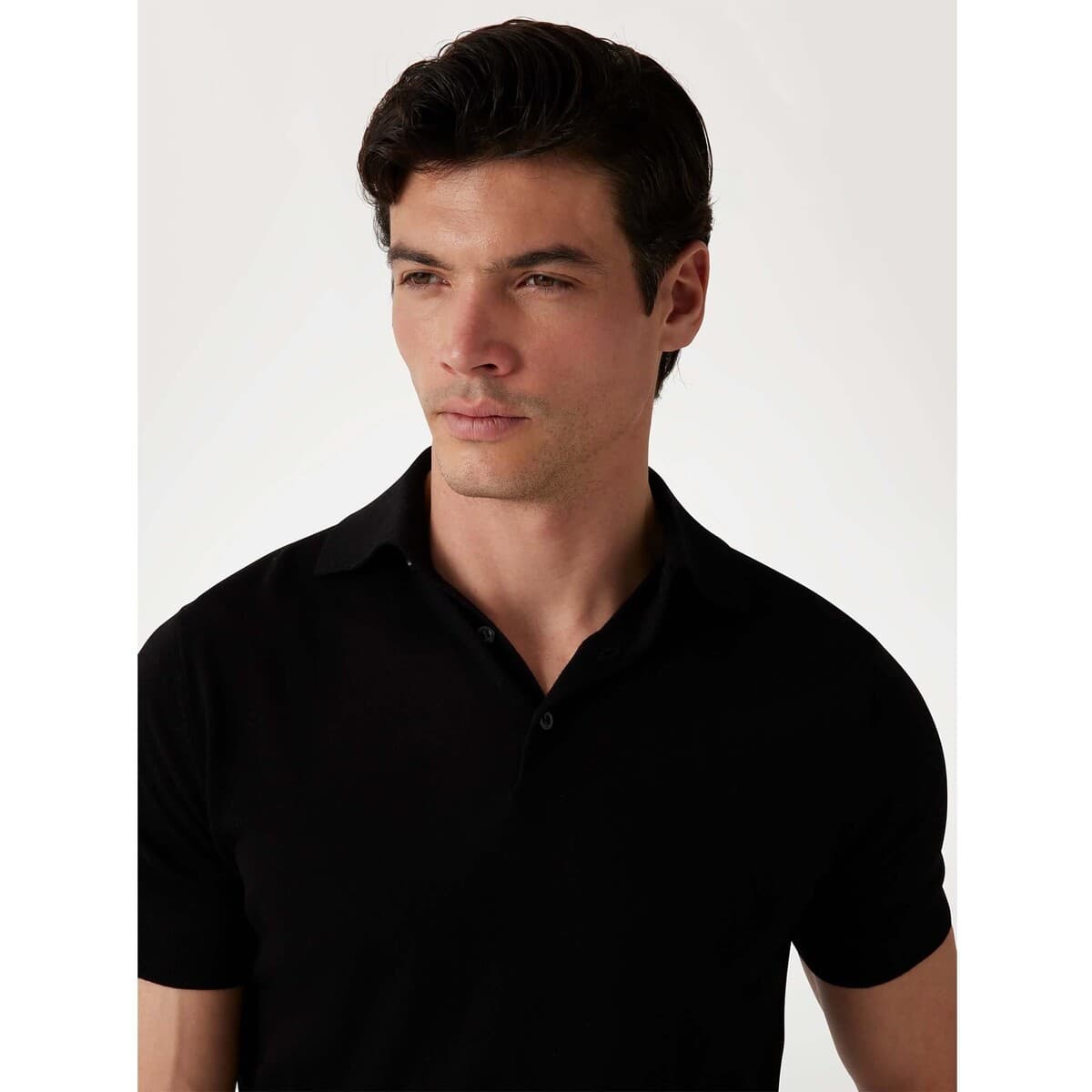 Men's Polo Shirts Guess Black