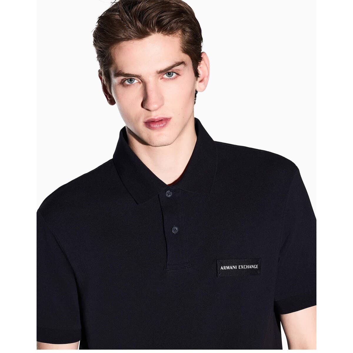 Men's Polo Shirts EAX Blue