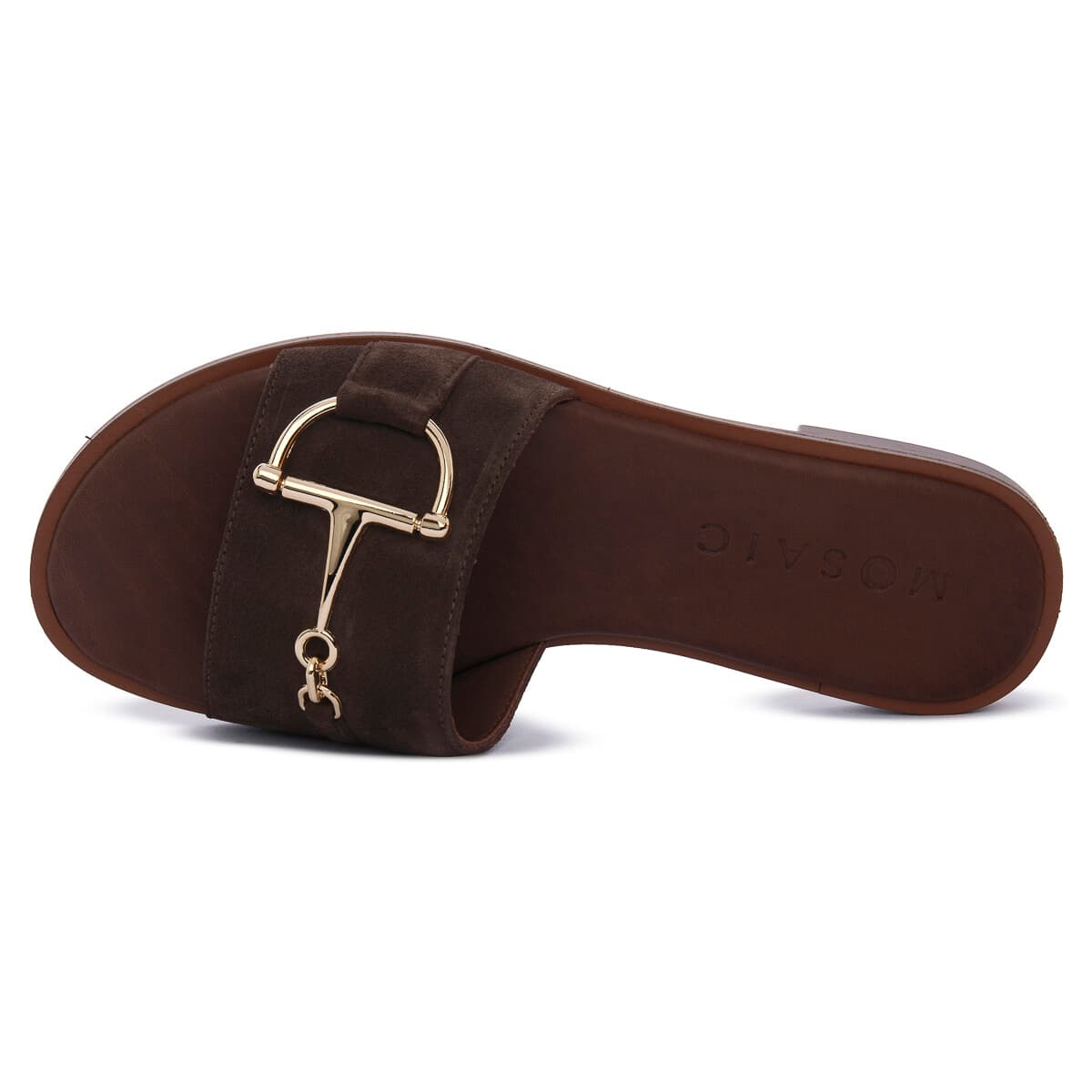 Women's Mules Mosaic Brown