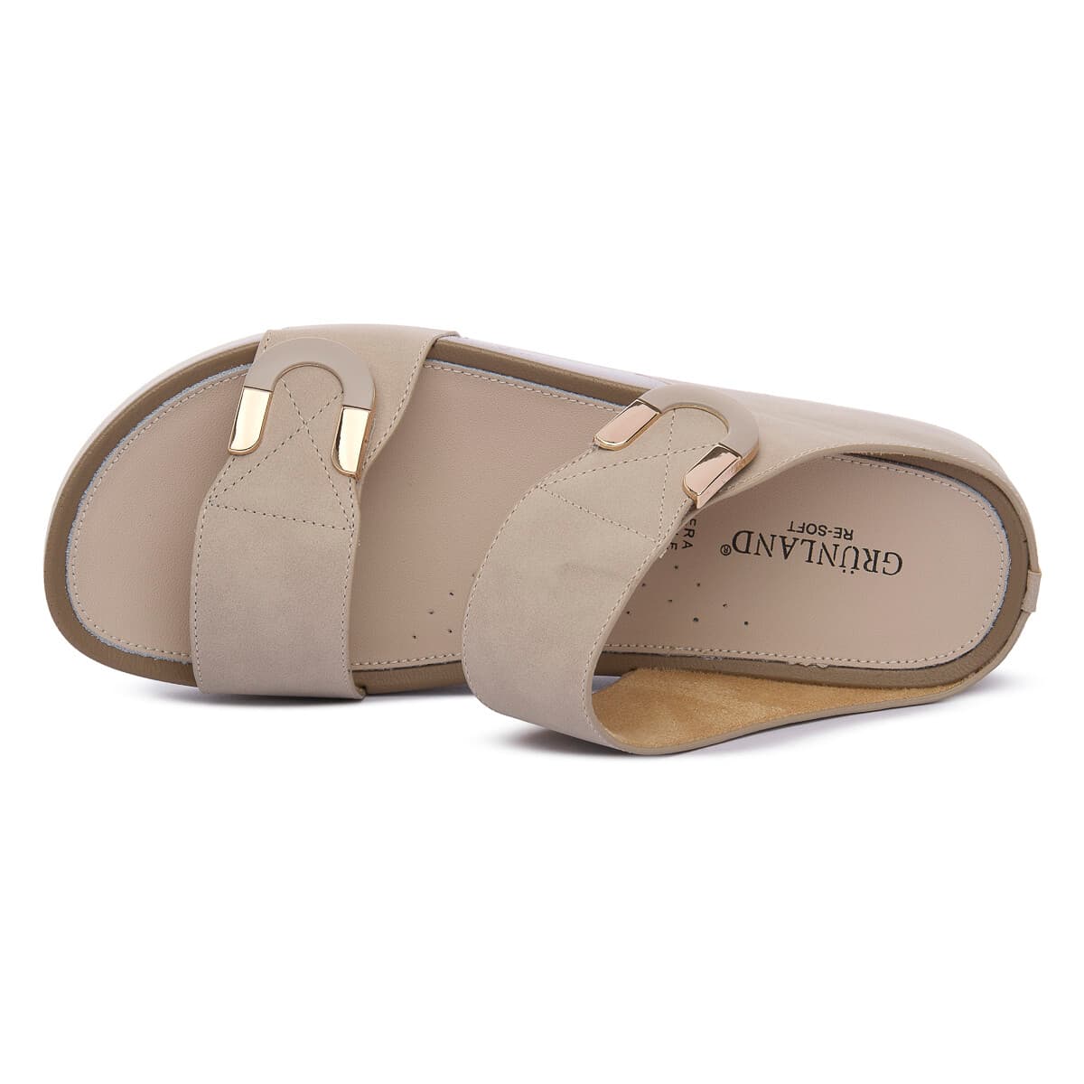 Women's Mules Grunland Beige