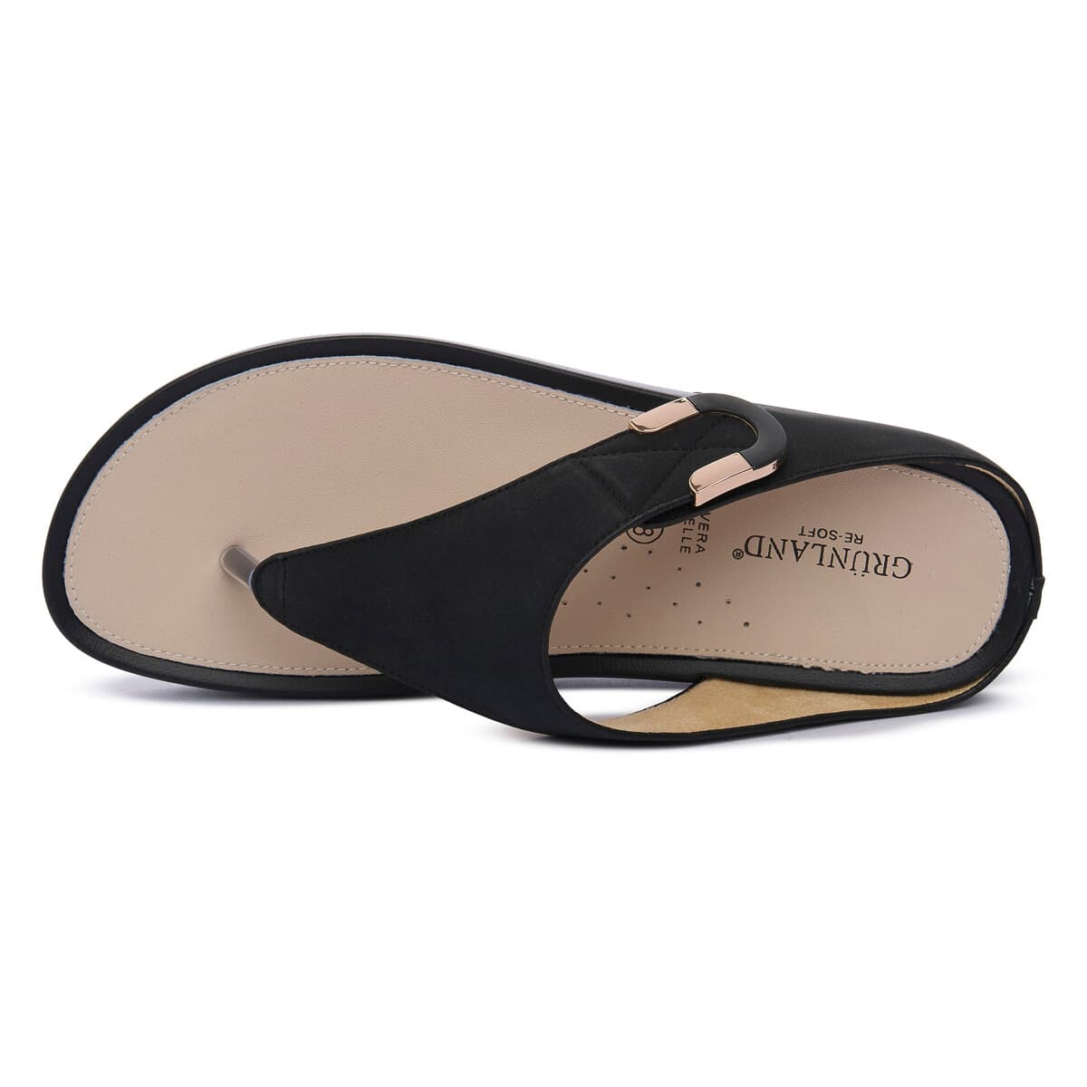 Women's Flip Flops Grunland Black