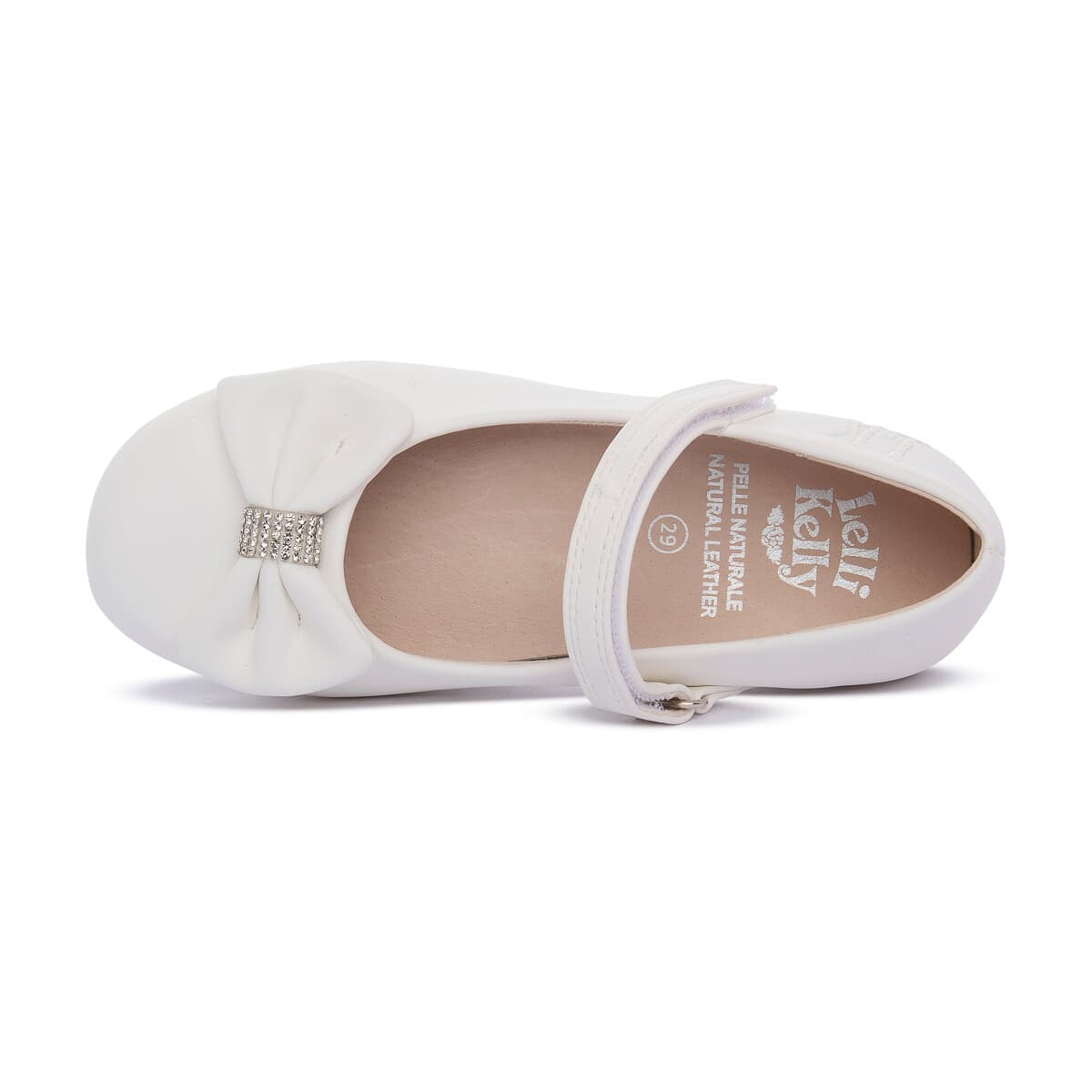 Women's Ballet Flats Bull Boys White