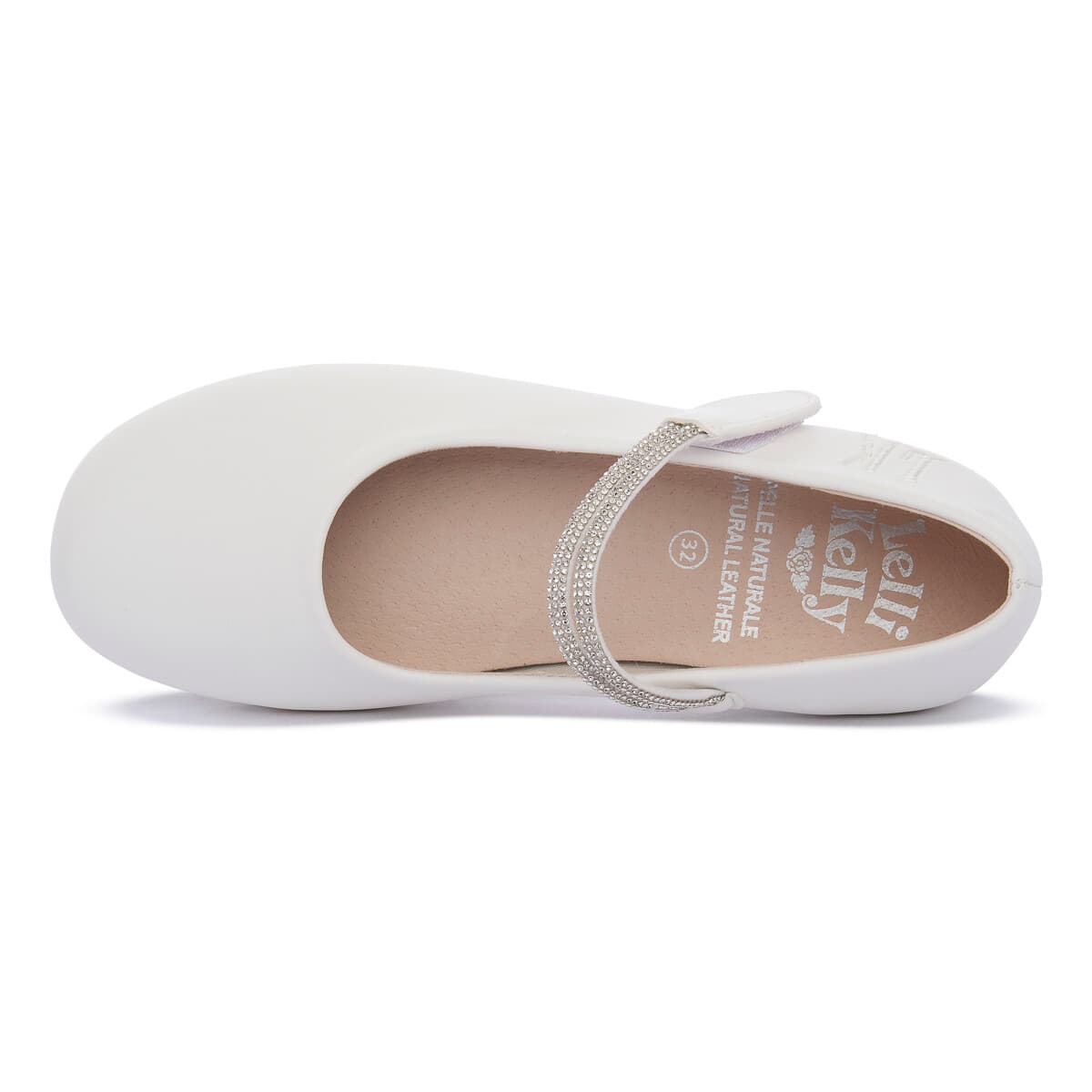 Women's Ballet Flats Bull Boys White
