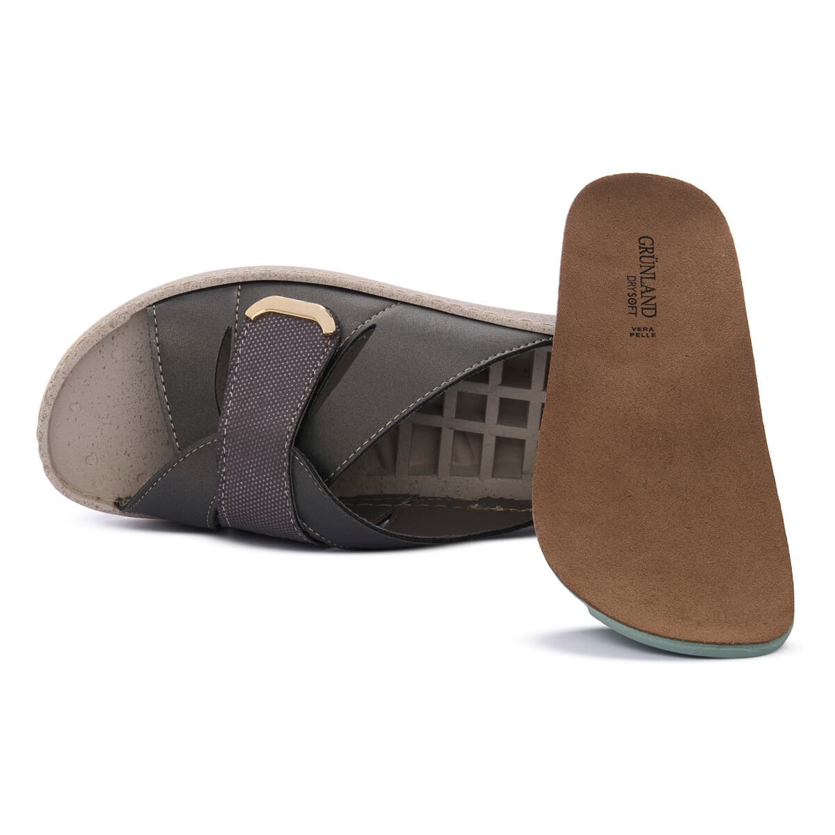 Women's Mules Grunland Gray