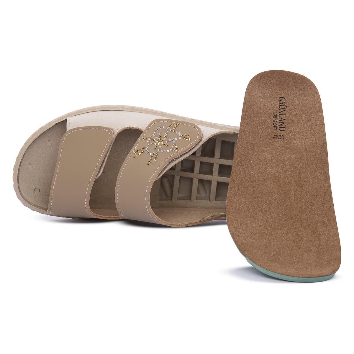 Women's Mules Grunland Beige