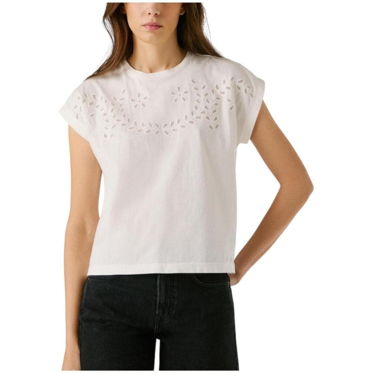 Women's T-Shirts Pepe Jeans White