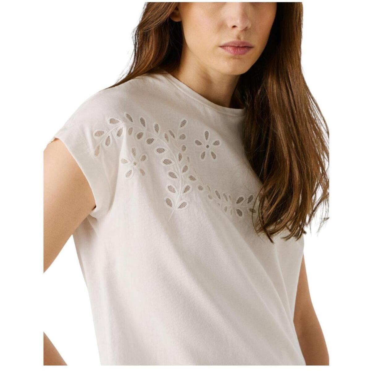 Women's T-Shirts Pepe Jeans White