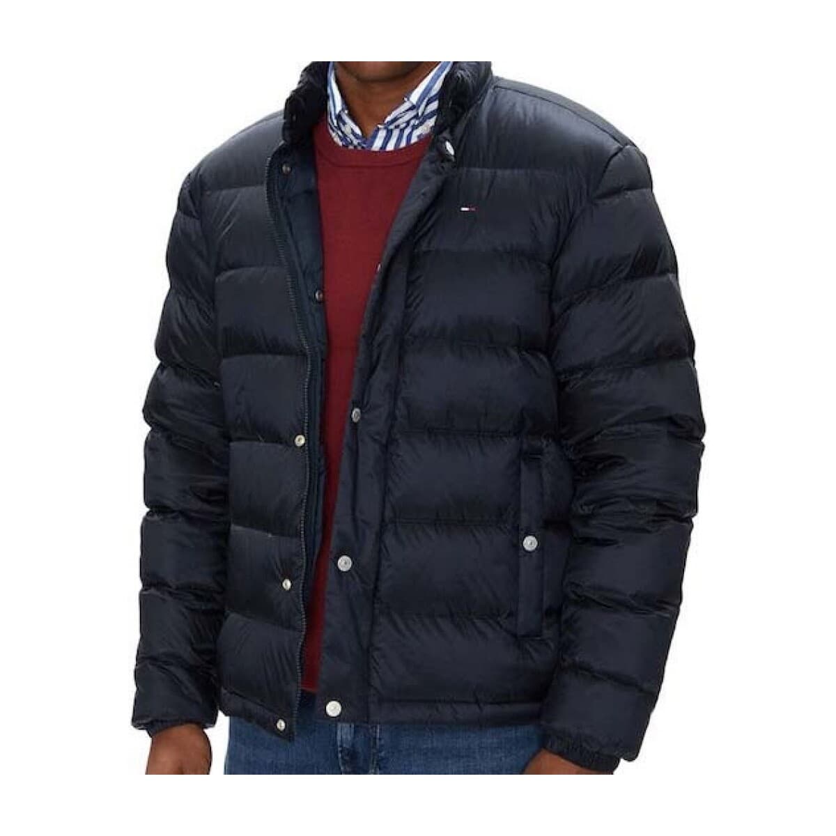 Χοντρό μπουφάν Tommy Hilfiger Chaquetas Hombre Modèle Mix Media Ess Rwb Stand