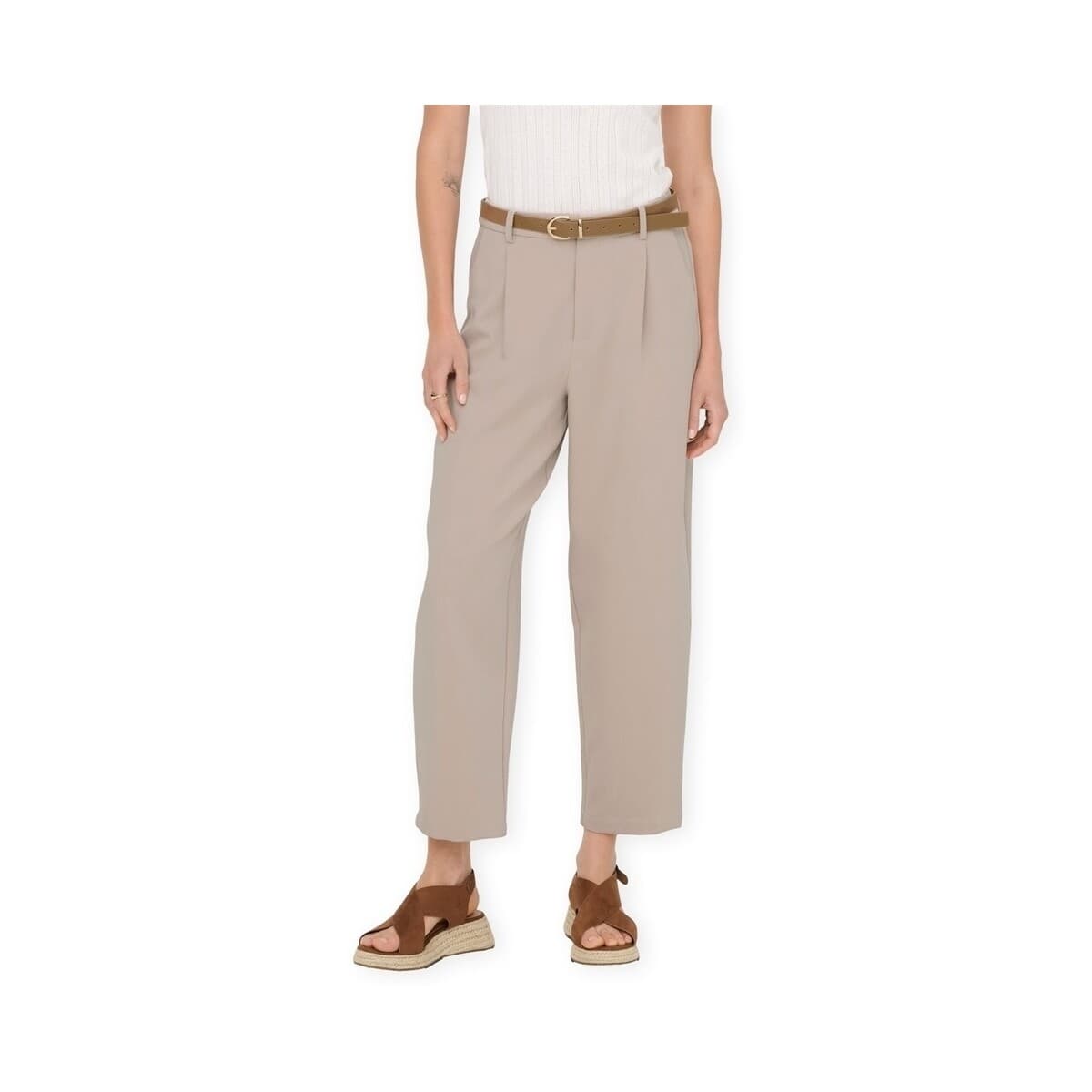 Women's Pants Only Beige