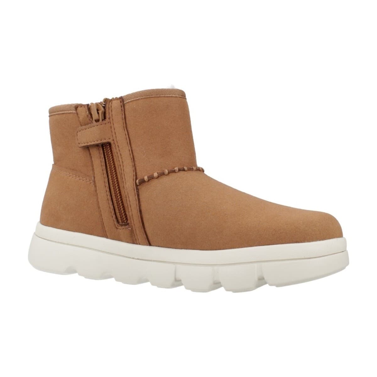 Girls' Ankle Boots Geox Brown