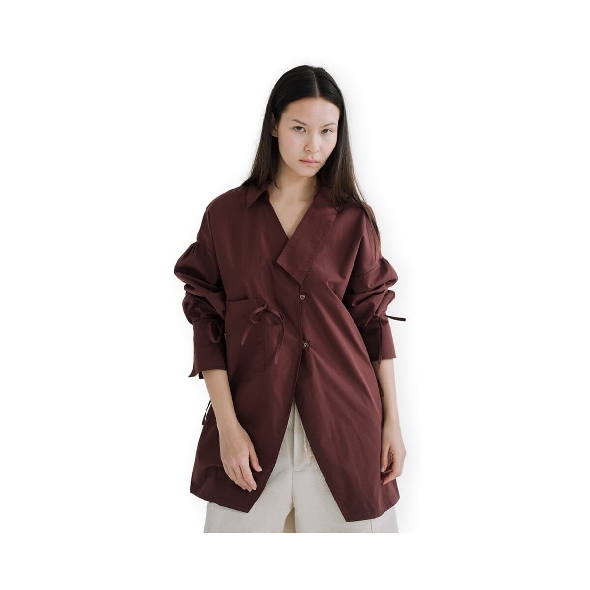 Πουκάμισα Mirakaya Raw Shirt - Brown