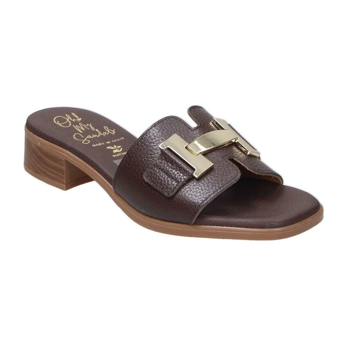 Women's Mules Lrk Brown